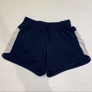 LAST CHANCE SALE Navy Blue and White Athletic Shorts